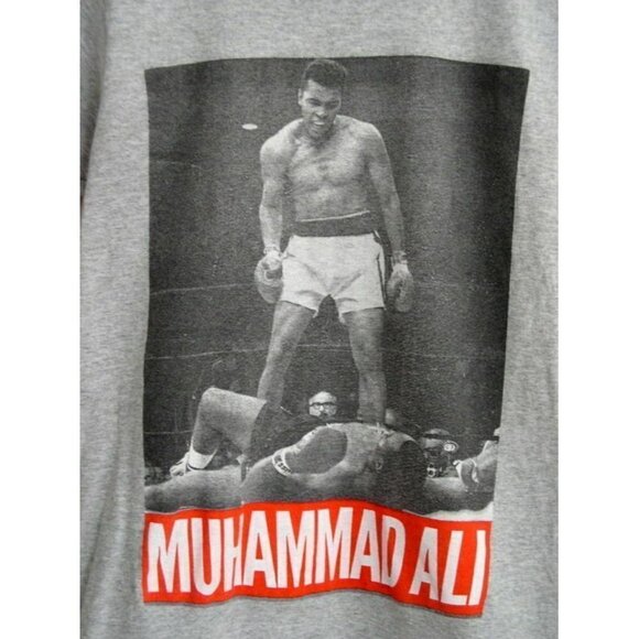 Muhammad Ali Official Mens Gray Tee Sz S - Picture 3 of 5